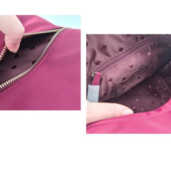 Kate Spade Chelsea Medium Backpack Blackberry Preserve - Picture 4 of 10